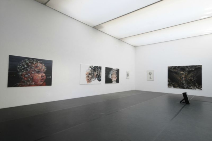 Galerie allerArt/Bludenz, Schnittstelle, 2017, (Orbita Schwarzlicht)