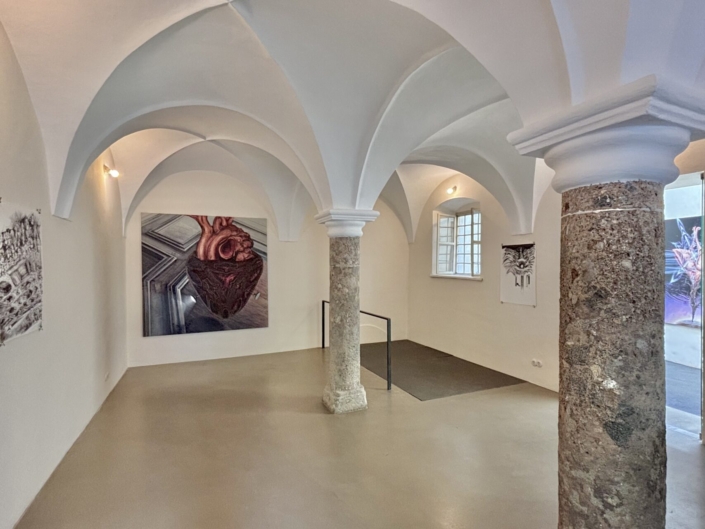 Die Erinnerung der Wände, 2025, Galerie A4 Angerzell Schlössl Innsbruck
